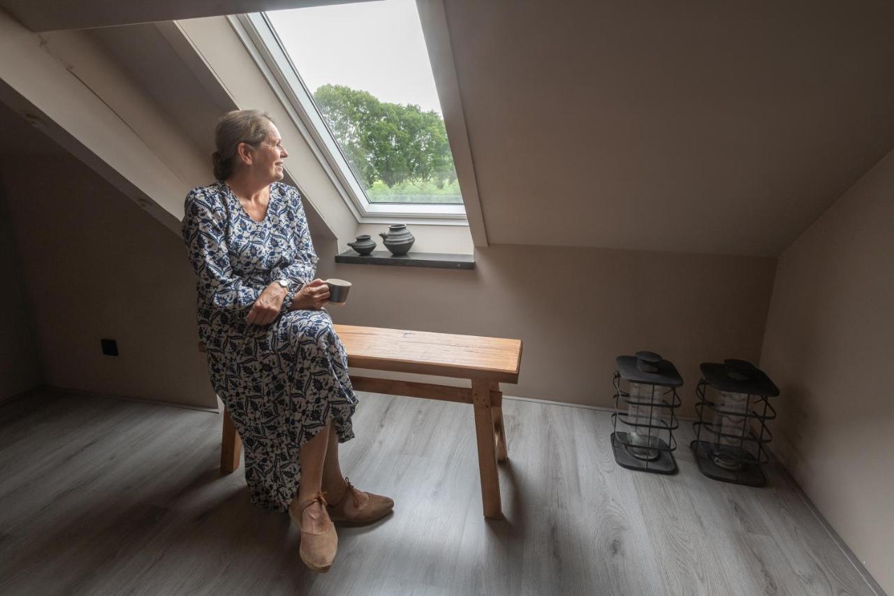 Landelijke Boerderijkamer, Dichtbij Kinderdijk Oud-Alblas Exterior foto